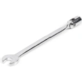 Комбинированный торцевой шарнирный удлиненный ключ 14x14 хром HORTZ 121257