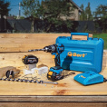 Аккумуляторная ударная дрель-шуруповерт BORT BAB-21U 2x4А.ч 93414837