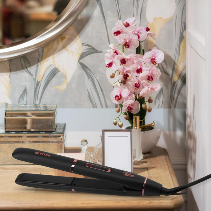Выпрямитель Vitek Fame VT-8419 36Вт макс.темп.:220С покрытие:керамико-турмалиновое