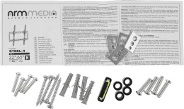 Кронштейн для телевизора Arm Media STEEL-4 new, 22-65", настенный, черный [10218]