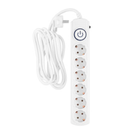 Сетевой фильтр Ippon BK-6-EU-3-10-W, 3м, белый