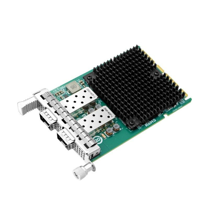 Сетевой адаптер Intel Intel® Ethernet Converged Network Adapter XXV710-DA2 2x SFP28 port, 25GbE/10GbE/1GbE, PCI-E v3 x8, iSCSI, NFS, VMDq. PCI-SIG* SR-IOV, w/o RDMA, Low Profile XXV710DA2G1P5