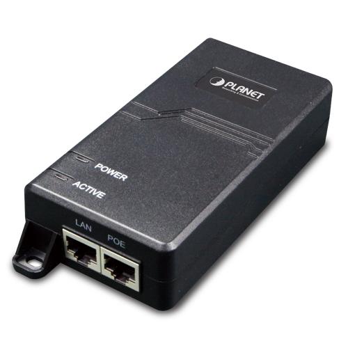 Инжектор PLANET IEEE802.3at High Power PoE+ Gigabit Ethernet Injector - 30W All-in-one Pack POE-163