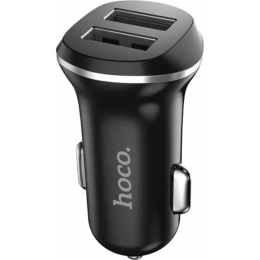 Автомобильное зарядное устройство Hoco Z1, 2xUSB, черный 6957531035909