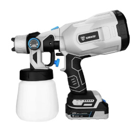 Краскопульт аккумуляторный DEKO SG20DK Max, 20В, 800 мл, 1x3.0Ач [083-1135]