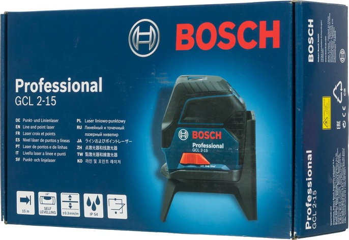Лазерный нивелир Bosch GCL 2-15 + RM1 0601066E00