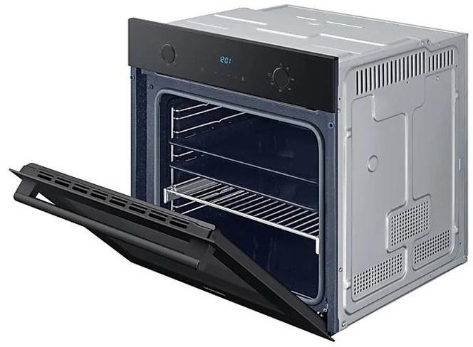 Духовой шкаф электрический Samsung NV68A1145RK/WT,  68л,  дверца с 3 стеклами,  черный