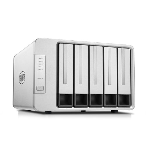Внешний корпус для жёстких дисков TerraMaster D5-310 DAS tower/ RAID 0,1,10,5,JBOD/up to 5 SATA 3,5' or 2,5' /1xUSB3.1 Type-C gen1/1xPS/1YW repl D5-300