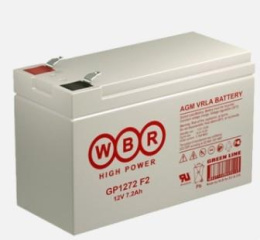 WBR Батарея GP1272 F2 12V/7.2Ah