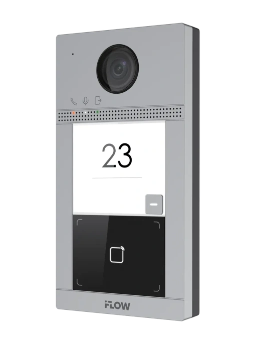 2Мп IP вызывная панель на одного абонента с ИК-подсветкой и Wi-Fi i-FLOW F-VI-1403ISMCWE1 врезная монтажная коробка в комплекте