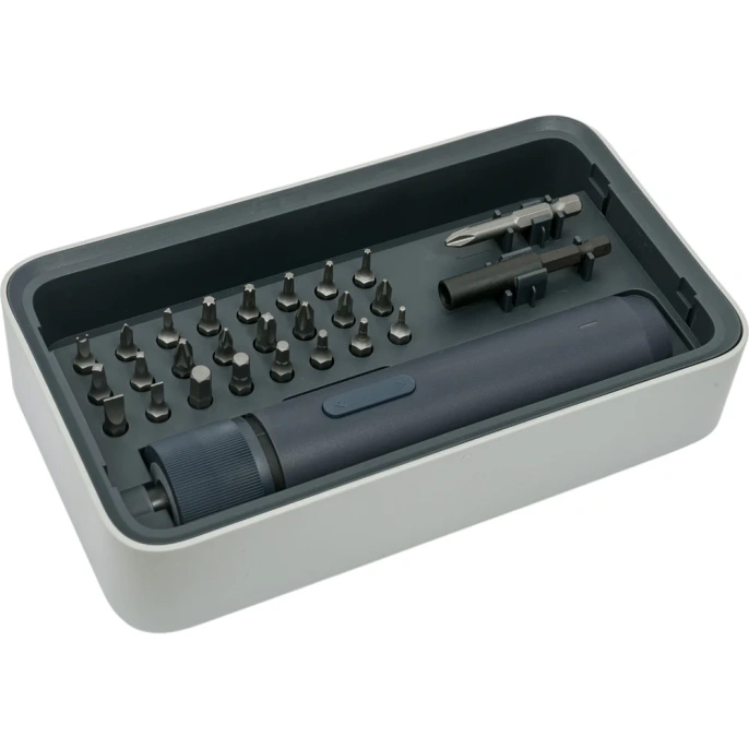 Аккумуляторная отвёртка HOTO с набором из 25 бит 3.6v cordless screwdriver, чёрный HTE0028IE