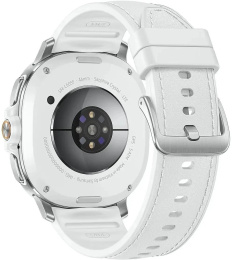Смарт-часы Samsung Galaxy Watch 8 Classic 46мм 1.3" Super AMOLED корп.серебристый рем.белый SM-L500NZWAMEA