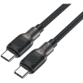 Кабель ACEFAST C10-03, USB Type-C m - USB Type-C m , 1.2м, 3A, черный [af-c10-03-bk]