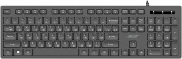 Клавиатура Acer OKW503 черный USB Multimedia (ZL.KBD11.00P) кабель 1.8м