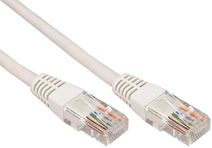 Патч-корд REXANT вилка RJ-45,  вилка RJ-45,  кат.5E,  ПВХ,  0.5м,  серый [18-1001]