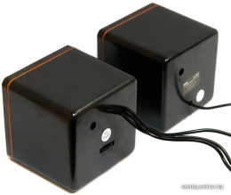 Акустическая система Dialog AC-04UP BLACK-ORANGE 2.0, 6W RMS
