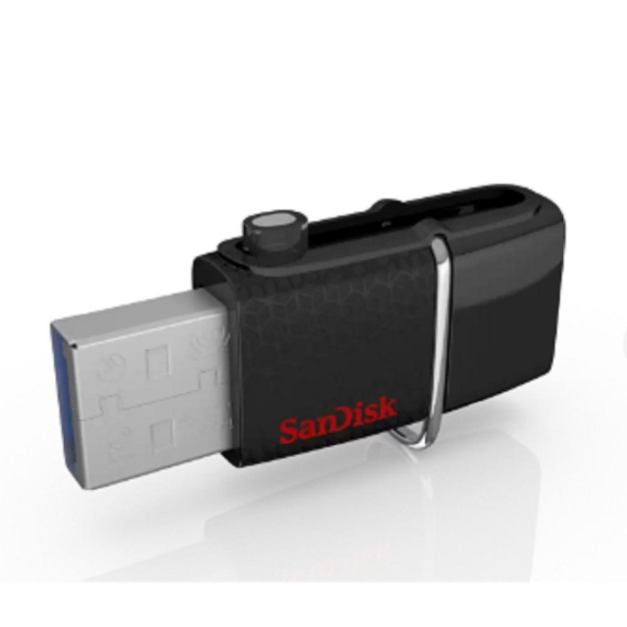 SanDisk USB Drive 32Gb Ultra Dual SDDD2-032G-GAM46 {USB3.0, Black}