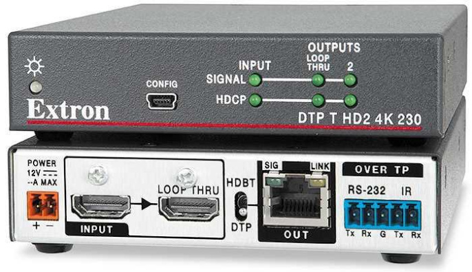 Передатчик Extron DTP T HD2 4K 230 60-1491-12