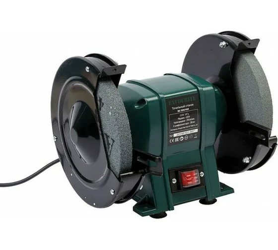 Точильный станок 450Вт, ф200мм, 2950об/мин FAVOURITE BG 200/450