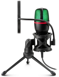 Игровой стрим микрофон Defender Forte GMC 300 USB, провод 1.5 м 64631