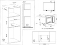 Микроволновая печь Krona Raum 60 WH 20л. 700Вт белый встраиваемая