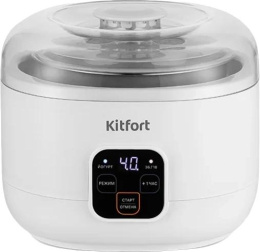 Йогуртница Kitfort КТ-6082 15Вт 1б. 1000мл упр.:электрон. белый
