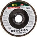 Диск наждачный лепестковый для УШМ (115х22,2 мм; Р120) FIT IT 39546