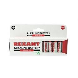 Rexant 30-1026 Батарейка алкалиновая AA/LR6, 1,5В, 12 шт, блистер