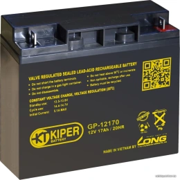 Аккумуляторная батарея Kiper GP-12170 12V/17Ah