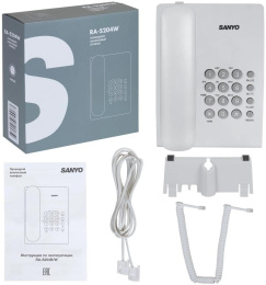 Проводной телефон Sanyo RA-S204W, белый