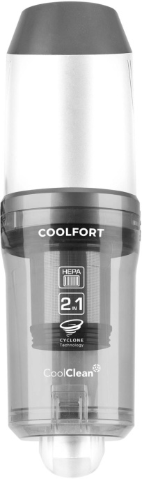 Вертикальный пылесос COOLFORT CF-3002, 120Вт, белый