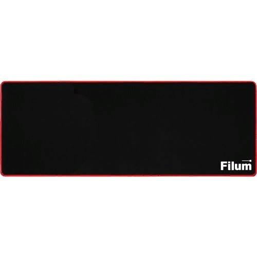 Filum FL-MP-XL-GAME Коврик игровой для мыши, серия- Bulldozer, черный, оверлок, размер “XL”- 900*450*3 мм, ткань+резина.