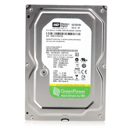 1TB WD AV-GP Video Surveillance 5400 RPM 64mb SATA3 WD10EURX