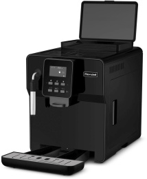 Кофемашина автоматическая Rondell RDE-1109, 19Бар, с ручным капучинатором, черный/серебристый