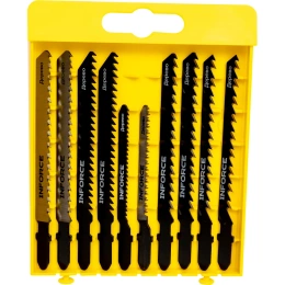 Пилки по дереву для лобзика 10 шт. Inforce 12-23-07