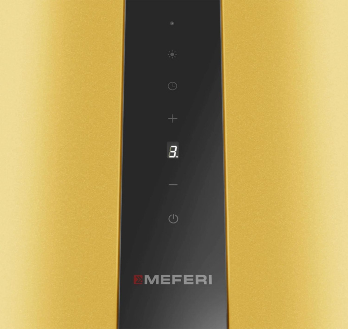Вытяжка каминная Meferi Comfort plus Tube40gold золотистый управление: сенсорное 1 мотор