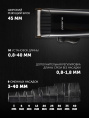 Машинка для стрижки Polaris PHC 4100 черный 3Вт насадок в компл:9шт