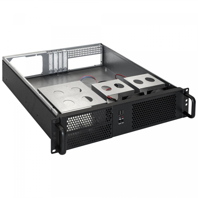 Серверный корпус ExeGate Pro 2U390-04 <RM 19", высота 2U, глубина 390, без БП, USB> EX264269RUS