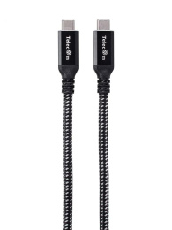 Кабель Кабель USB4 TypeCM/CM 8K@30Hz, 40GBps, PD 240W, медь Telecom 2м TUS840-2M