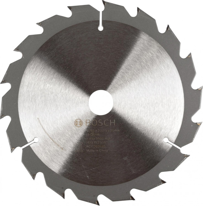 Циркулярная пила дисковая Bosch GKS 600 1200Вт ручная D диска.:165мм 06016A9020