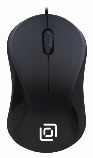 Мышь Оклик 115SR черный оптическая 1000dpi USB для ноутбука 3but (492888)
