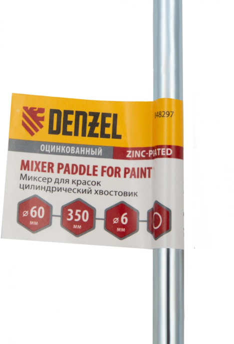 Насадка для миксеров Denzel 848297 дл.350мм D6мм красный
