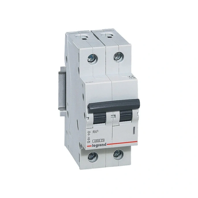 Авт.выключатель RX3 Legrand 4,5кА 6А 2П C 419694