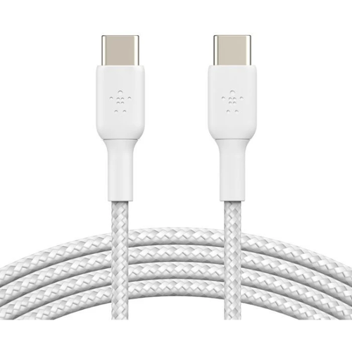 Кабель Belkin BoostCharge USB-C to USB-C Braided Cable. Длина: 1м. Цвет: белый