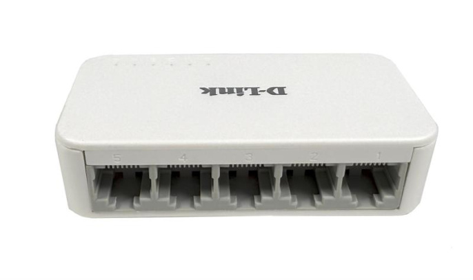 Коммутатор DES-1005C Unmanaged Switch 5x100Base-TX, plastic case DES-1005C/F6/E