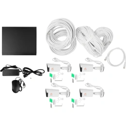 Готовый ip комплект видеонаблюдения Netlink Nl-nv04-p-kit 4мп с poe питанием УТ-00001704