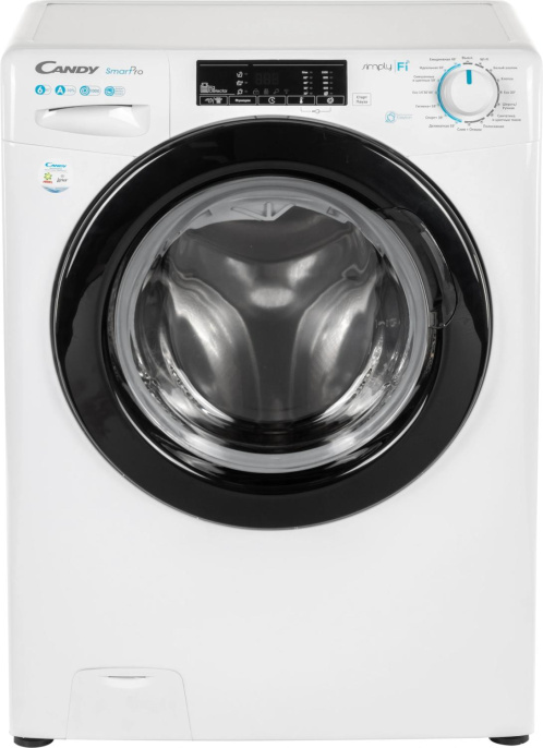 Стиральная машина суперузкая Candy Smart Pro CSO34 106TB1/2-07, с фронтальной загрузкой, 6кг, 1000об/мин, с паром