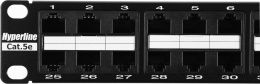 Патч-панель 19" 48 портов RJ-45 UTP 5e Hyperline PPHD-19-48-8P8C-C5e-110D неэкранированная