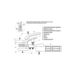 Rexant 16-0854 Держатель электрода 500 А American type