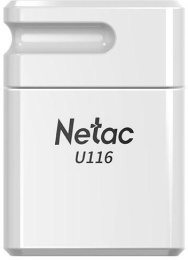 Флешка USB NETAC U116 16ГБ, USB3.0, белый [nt03u116n-016g-30wh]